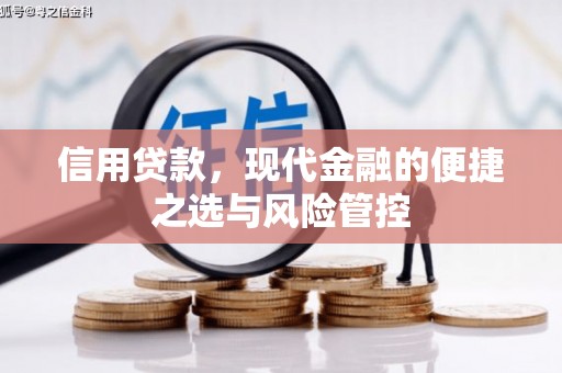 商都信用贷款，现代金融的便捷之选与风险管控