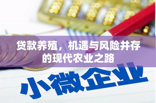 九台贷款养殖，机遇与风险并存的现代农业之路