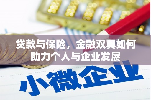 天峨贷款与保险，金融双翼如何助力个人与企业发展