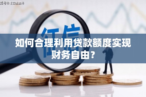 康马如何合理利用贷款额度实现财务自由？