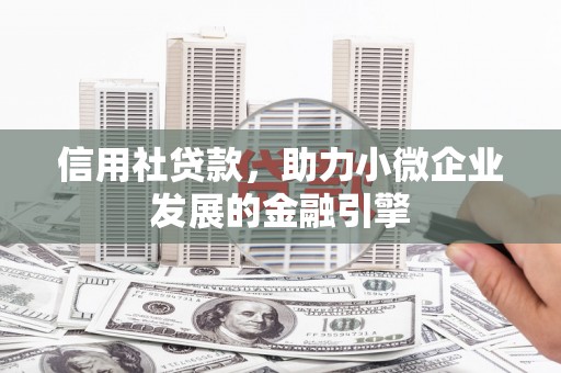 万峦信用社贷款，助力小微企业发展的金融引擎