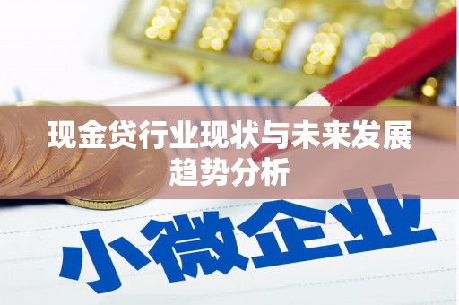 凤城现金贷行业现状与未来发展趋势分析