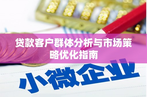 平溪贷款客户群体分析与市场策略优化指南