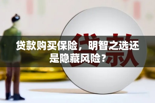 成县贷款购买保险，明智之选还是隐藏风险？