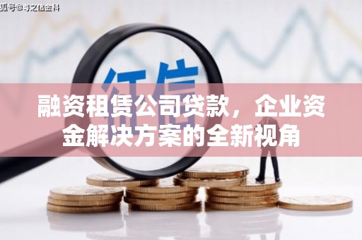 徐水融资租赁公司贷款，企业资金解决方案的全新视角