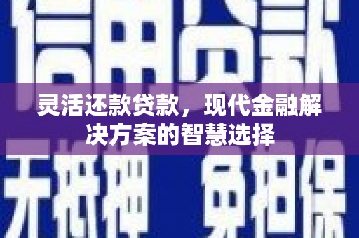 行唐灵活还款贷款，现代金融解决方案的智慧选择