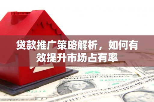 天桥贷款推广策略解析，如何有效提升市场占有率