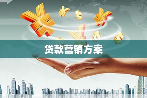 西市贷款营销方案