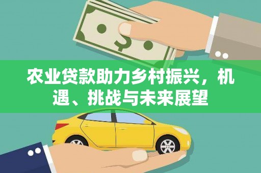 乌来农业贷款助力乡村振兴，机遇、挑战与未来展望