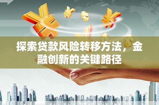 三芝探索贷款风险转移方法，金融创新的关键路径