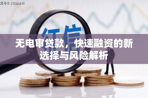 邯郸无电审贷款，快速融资的新选择与风险解析