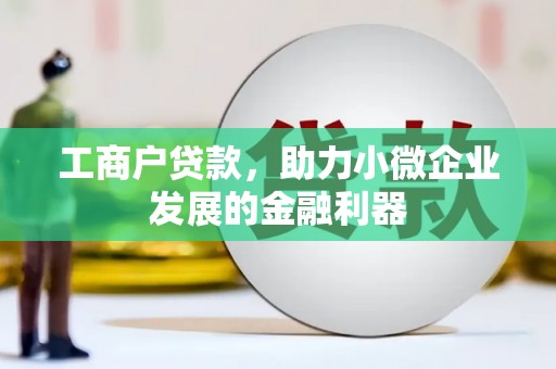 鸡东工商户贷款，助力小微企业发展的金融利器