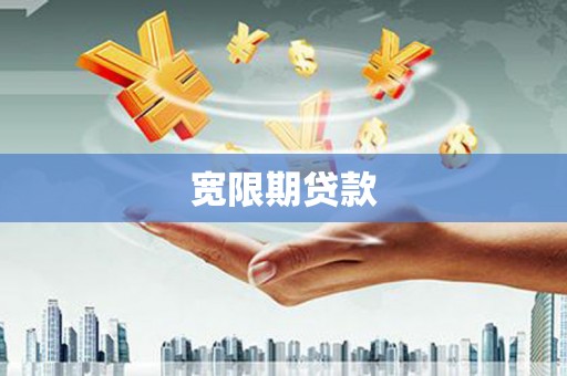 疏附宽限期贷款