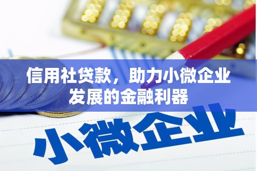麒麟信用社贷款，助力小微企业发展的金融利器