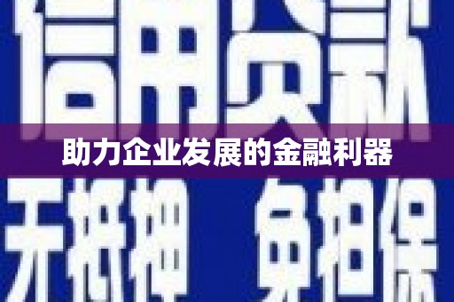 松滋助力企业发展的金融利器