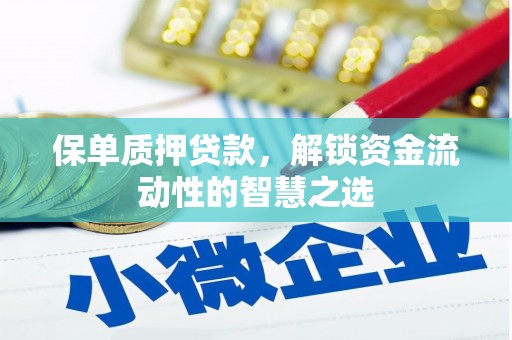 浮梁保单质押贷款，解锁资金流动性的智慧之选